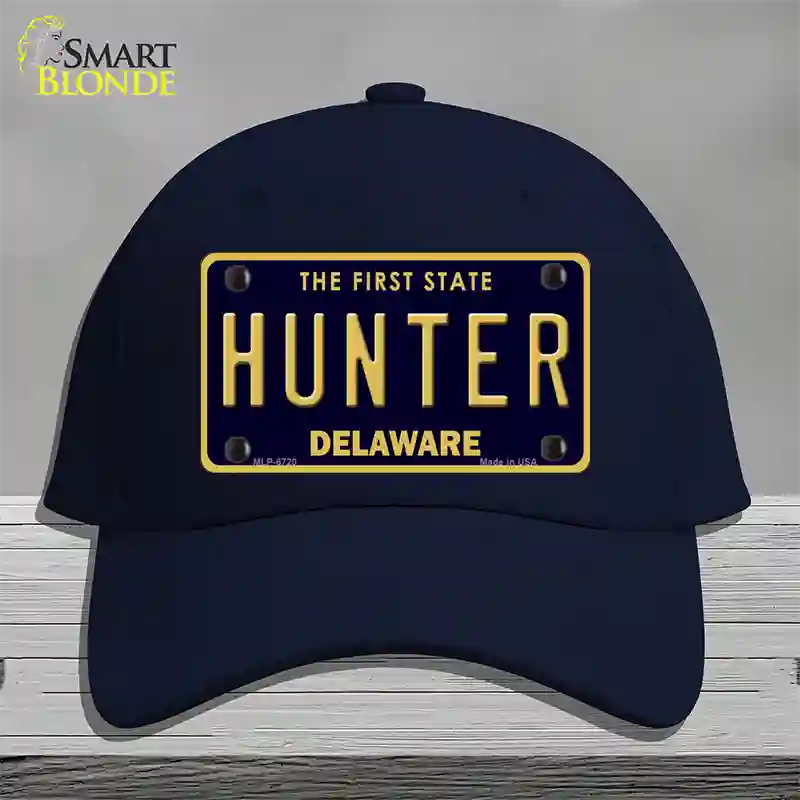 Hunter Delaware Novelty License Plate Hat Cotton / Navy