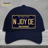 N Joy De Delaware Novelty License Plate Hat Cotton / Navy