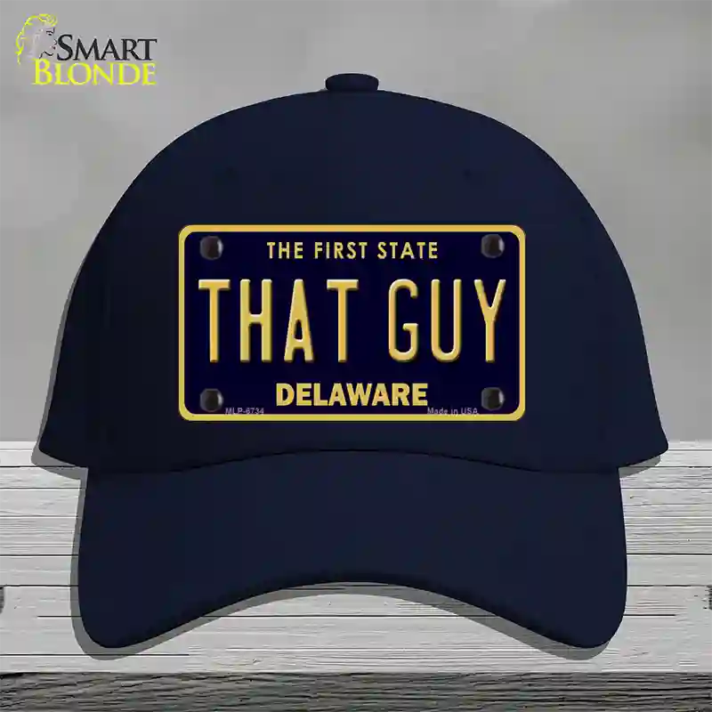 That Guy Delaware Novelty License Plate Hat Cotton / Navy