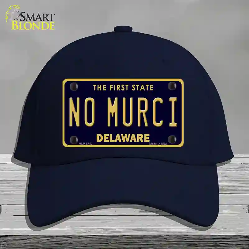 No Murci Delaware Novelty License Plate Hat Cotton / Navy