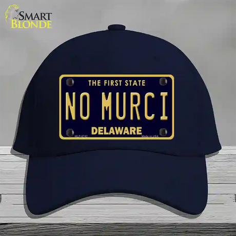 No Murci Delaware Novelty License Plate Hat Cotton / Navy