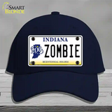 Zombie Indiana Novelty License Plate Hat Cotton / Navy