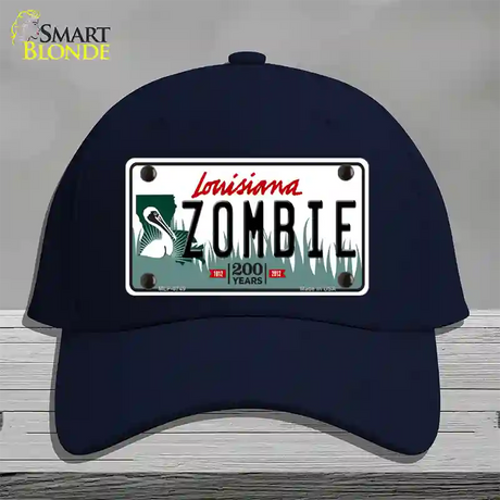 Zombie Louisiana Novelty License Plate Hat Cotton / Navy