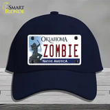 Zombie Oklahoma Novelty License Plate Hat Cotton / Navy