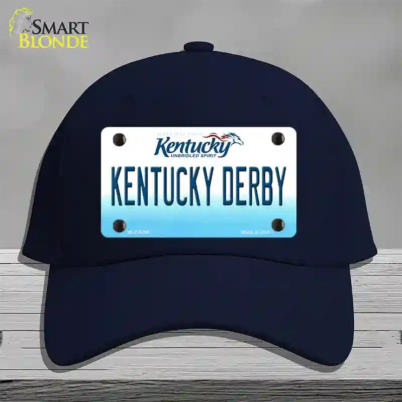 Kentucky Derby Kentucky Novelty License Plate Hat Cotton / Navy