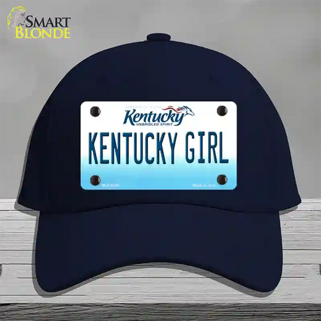 Kentucky Girl Kentucky Novelty License Plate Hat Cotton / Navy