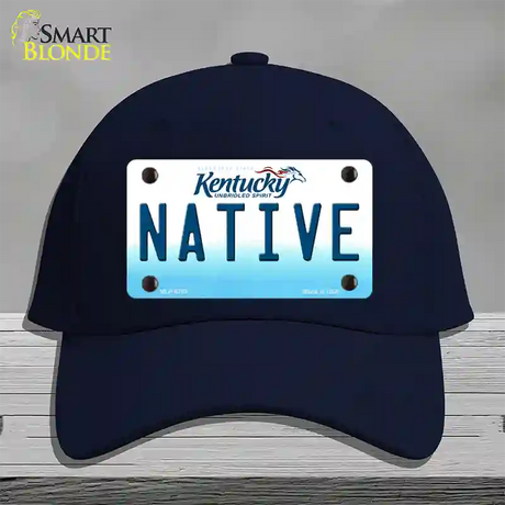 Native Kentucky Novelty License Plate Hat Cotton / Navy