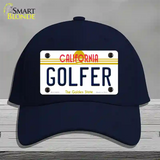 Golfer California Novelty License Plate Hat Cotton / Navy