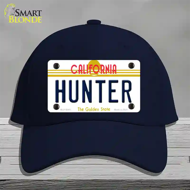 Hunter California Novelty License Plate Hat Cotton / Navy