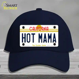 Hot Mama California Novelty License Plate Hat Cotton / Navy