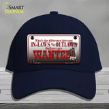 In-laws And Outlaws Novelty License Plate Hat Cotton / Navy