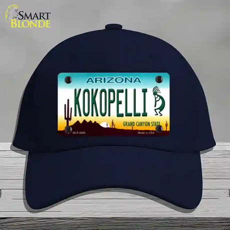 Arizona Kokopelli Novelty License Plate Hat Cotton / Navy