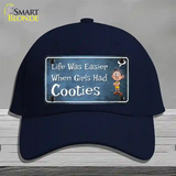 When Girls Had Cooties Novelty License Plate Hat Cotton / Navy