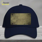 Gold Oil Rubbed Solid Novelty License Plate Hat Cotton / Navy