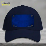 Royal Blue Oil Rubbed Solid Novelty License Plate Hat Cotton / Navy