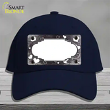 Black White Love Scallop Oil Rubbed Novelty License Plate Hat Cotton / Navy