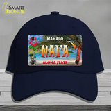 Naia Hawaii State Novelty License Plate Hat Cotton / Navy