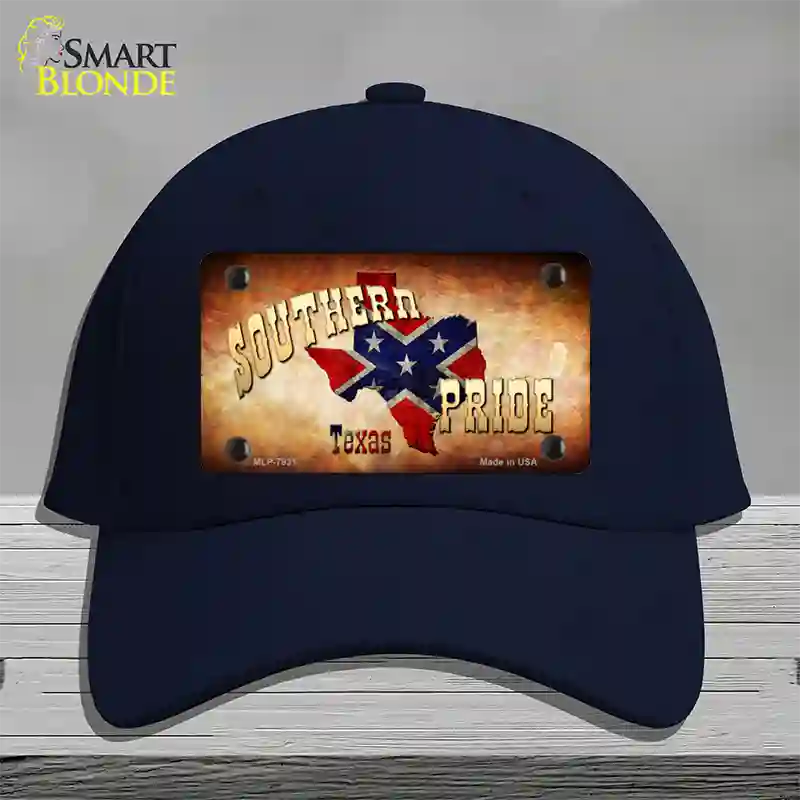 Southern Pride Texas Novelty License Plate Hat Cotton / Navy