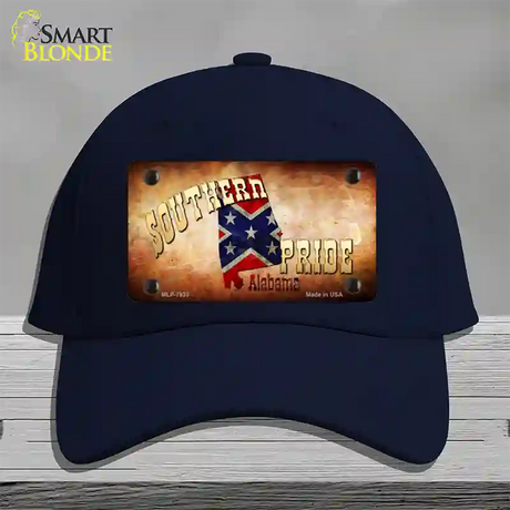 Southern Pride Alabama Novelty License Plate Hat Cotton / Navy