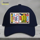 True Blood Wood License Plate Art Novelty License Plate Hat Cotton / Navy