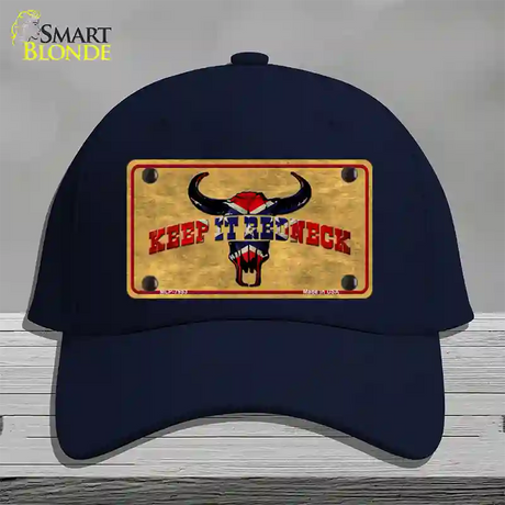 Keep It Redneck Novelty License Plate Hat Cotton / Navy