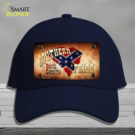 Southern Pride South Carolina Novelty License Plate Hat Cotton / Navy