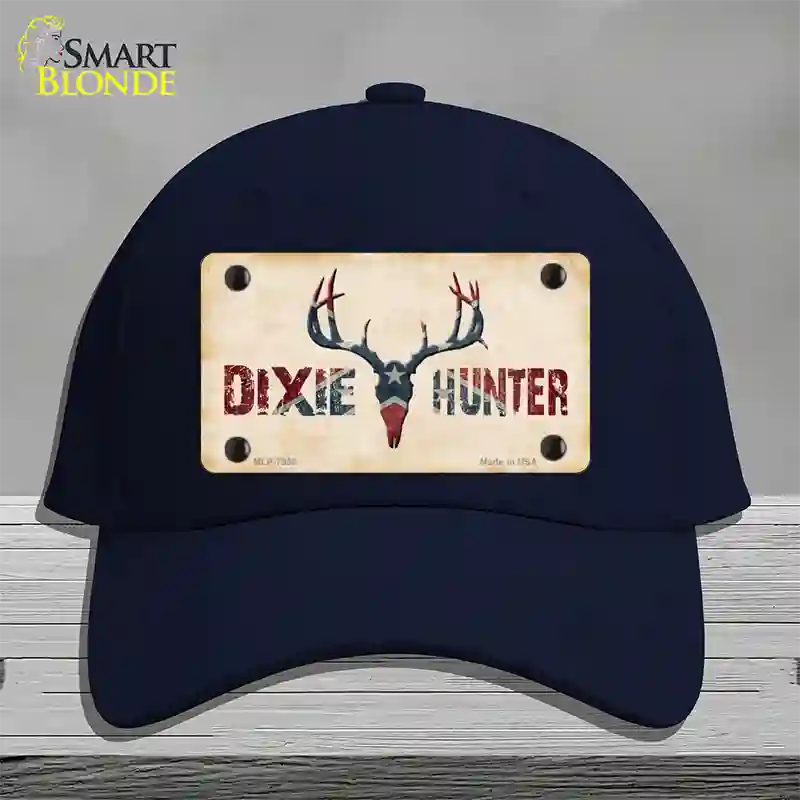 Dixie Hunter Novelty License Plate Hat Cotton / Navy