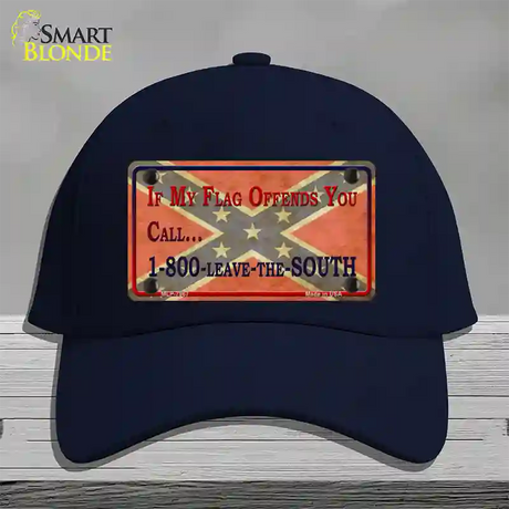 Leave The South Novelty License Plate Hat Cotton / Navy