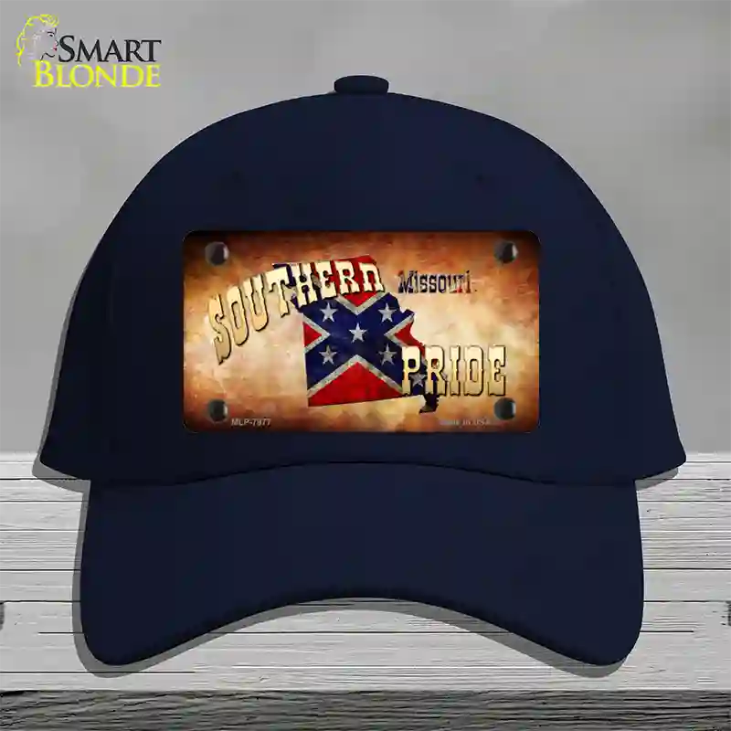 Southern Pride Missouri Novelty License Plate Hat Cotton / Navy