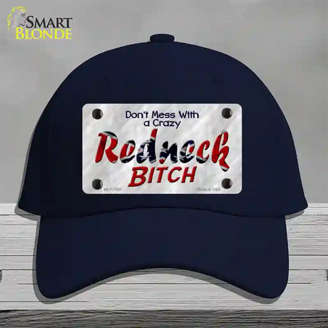 Dont Mess With Crazy Novelty License Plate Hat Cotton / Navy