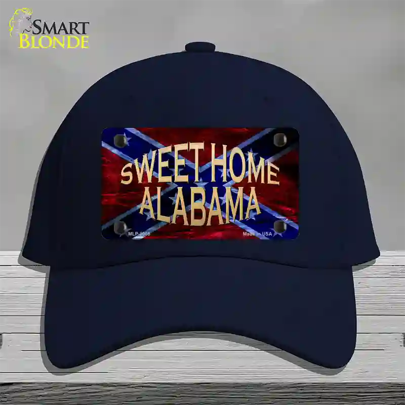 Sweet Home Alabama Novelty License Plate Hat Cotton / Navy