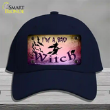 Im A Bad Witch Novelty License Plate Hat Cotton / Navy