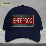 Sheepdog Thin Red Line Novelty License Plate Hat Cotton / Navy