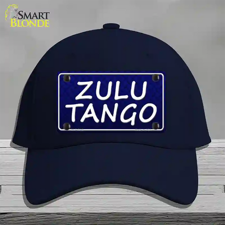 Zulu Tango Novelty License Plate Hat Cotton / Navy