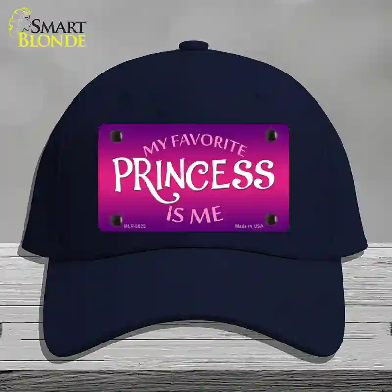 My Favorite Princess Is Me Novelty License Plate Hat Cotton / Navy