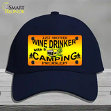 Just Another Wine Drinker Novelty License Plate Hat Cotton / Navy