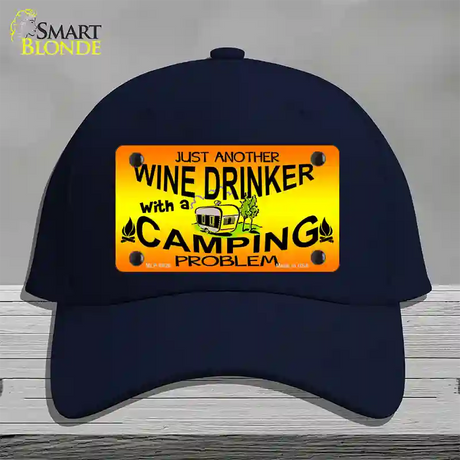 Just Another Wine Drinker Novelty License Plate Hat Cotton / Navy