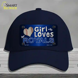 This Girl Loves Her Royals Novelty License Plate Hat Cotton / Navy