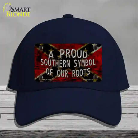 Symbol Of Our Roots Novelty License Plate Hat Cotton / Navy