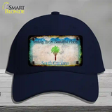 South Carolina Blue Rusty Blank Novelty License Plate Hat Cotton / Navy