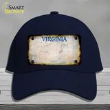 Virginia Old Dominion Rusty Blank Novelty License Plate Hat Cotton / Navy