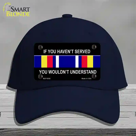 War On Terrorism Ribbon Novelty License Plate Hat Cotton / Navy