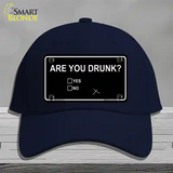 Are You Drunk Novelty License Plate Hat Cotton / Navy