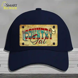 Country Gal Novelty License Plate Hat Cotton / Navy