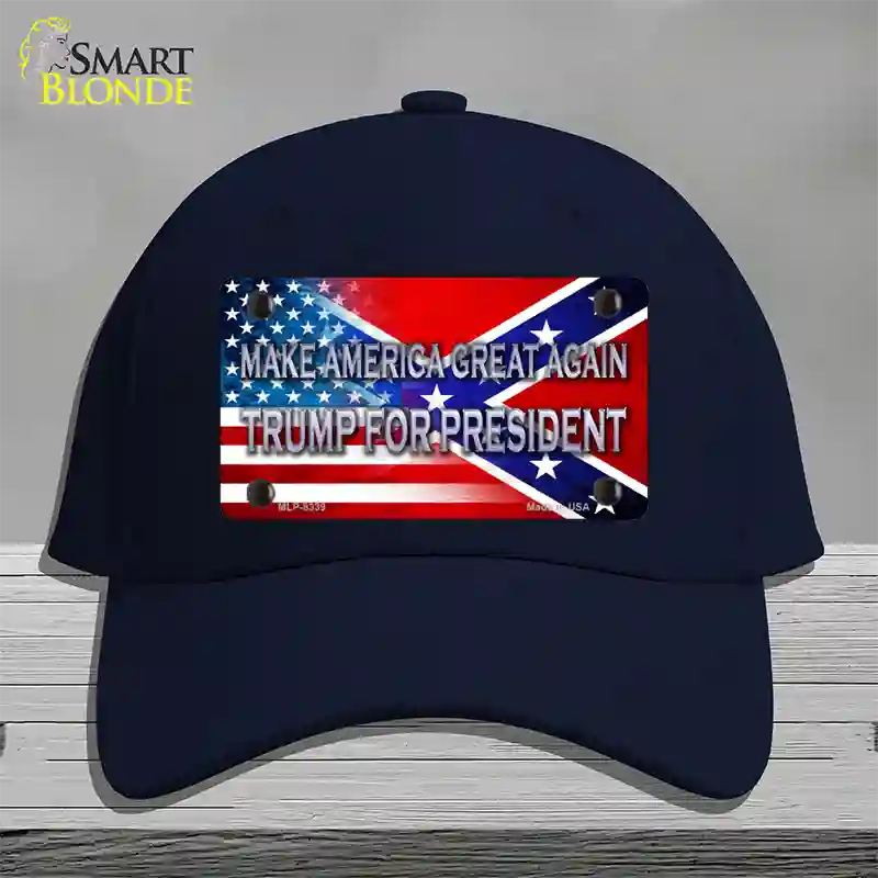 Make America Great Again Novelty License Plate Hat Cotton / Navy