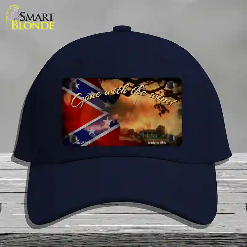 Gone With The Wind Novelty License Plate Hat Cotton / Navy