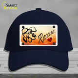 Rescue Dog Novelty License Plate Hat Cotton / Navy