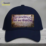 Grandmas Bed & Breakfast Novelty License Plate Hat Cotton / Navy