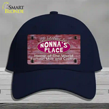 Nonnas Place Novelty License Plate Hat Cotton / Navy