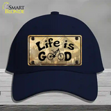 Life Is Good Novelty License Plate Hat Cotton / Navy